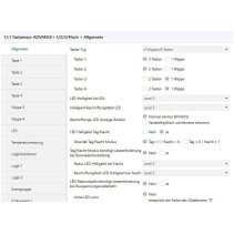Buton multifuncțional 3C  ADVANCE+, negru cu senzor de temperatură - ADV-06/02.1.03