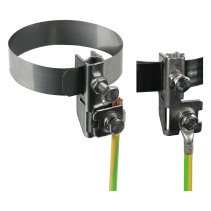 Clema tip bratara de echipotentializare tevi si burlane din INOX  27-89mm D 3 toli, DEHN 540904