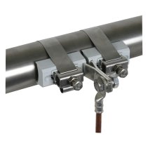 Colier pt țeavă zone explozive eX 3/4 Cu/gal Zn-INOX cu șurub de conectare, Dehn 540801