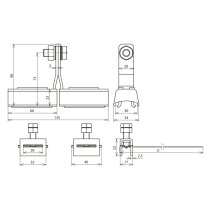 Colier pt țeavă zone explozive eX 3/4 Cu/gal Zn-INOX cu șurub de conectare, Dehn 540801