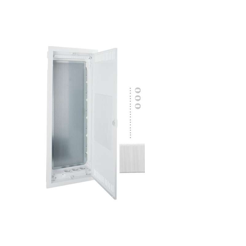 Tablou Multimedia pt. Homeway, incastrat "ST", 5 randuri, usa din otel perforata , Hager VU60MMV