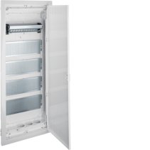 Multimedia, volta, UPV, 5 randuri, cu usa perforata din metal , Hager VU60NW