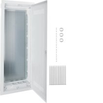 Tablou Multimedia pt. Homeway, incastrat "ST", 5 randuri, usa perforata din plastic , Hager VU60WWV