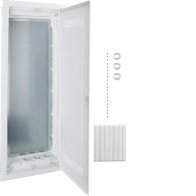 Tablou Multimedia pt. Homeway, incastrat "ST", 5 randuri, usa perforata din plastic , Hager VU60WWV