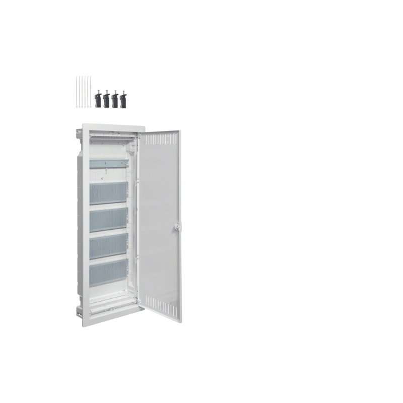 Multimedia-Basis, volta, HWV, 5 randuri, 1xHutschiene, 4xcontra placa , Hager VH60NWB