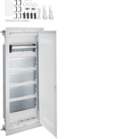 Multimedia, volta, HWV, 5 randuri, cu usa perforata din plastic , Hager VH60WWH