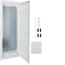 Tablou Multimedia pt. Homeway, pereti falsi (rigips), 5 randuri, usa perforata din plastic , Hager VH60WWV