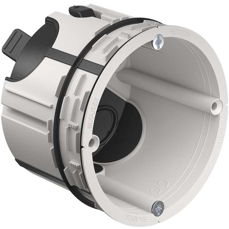 Kaiser 9264-72 ,Doză aparataj pereți falsi ECON® Fix, etanșă, pentru construcții de lemn ,fără halogen, adâncime 62mm