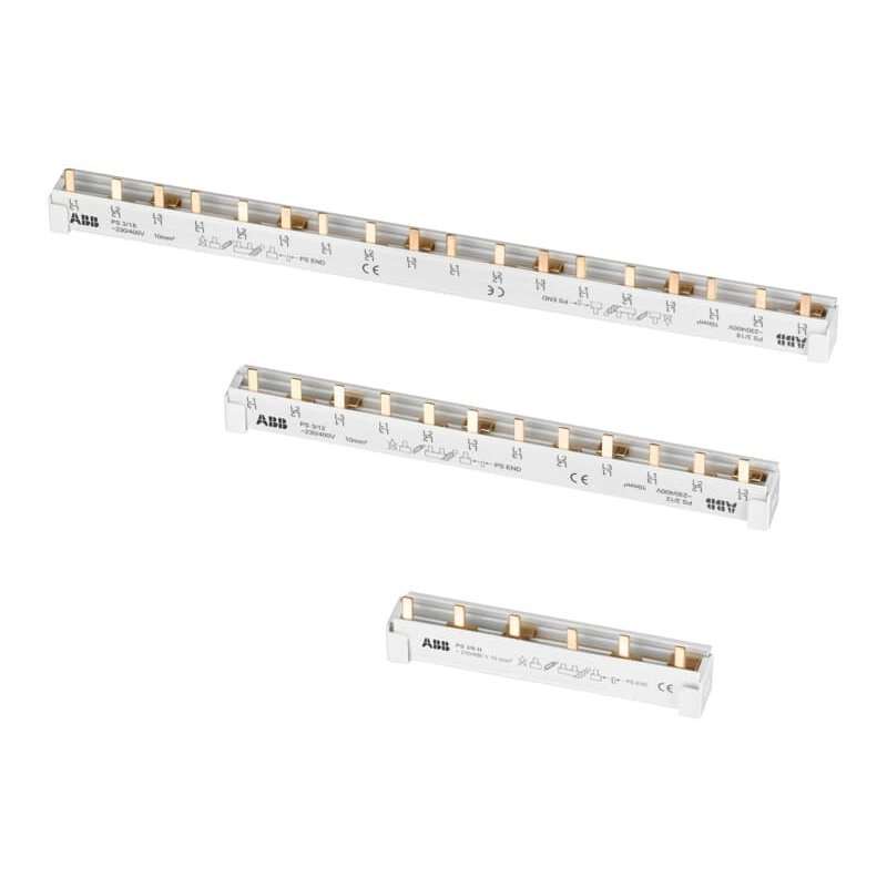 ABB PS3/11 Șine de faze ,Bus Bar 3 faze,11 de pini,10 mm²