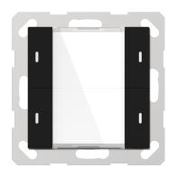 Buton multifuncțional 2C  ADVANCE+, negru cu senzor de temperatură - ADV-04/02.1.03