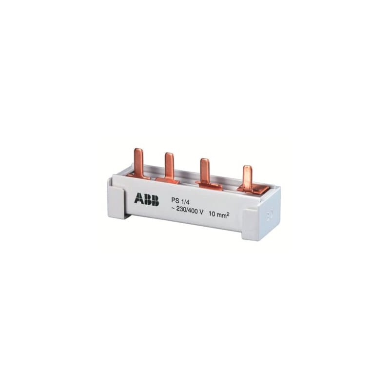 ABB PS 4/12 NN Șine de faze ,Bus Bar 4 faze, 12 de pini, 10 mm²