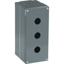 ABB 080SP3 ,Carcasă din metal , 3 Posturi de comandă gri , din aluminiu, IP66