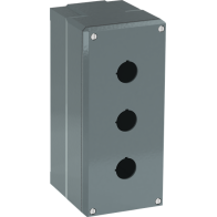ABB 080SP3 ,Carcasă din metal , 3 Posturi de comandă gri , din aluminiu, IP66