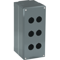 ABB 080SP6 ,Carcasă din metal , 6 Posturi de comandă gri , din aluminiu, IP66