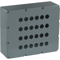 ABB 080SP24 ,Carcasă din metal , 24 Posturi de comandă gri , din aluminiu, IP66