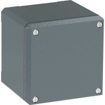 ABB 080SP1SF ,Carcasă din metal , 1 post de comandă gri , din aluminiu, IP66, fără perforații