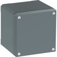 ABB 080SP1SF ,Carcasă din metal , 1 post de comandă gri , din aluminiu, IP66, fără perforații