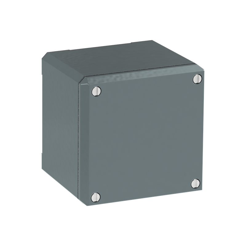 ABB 080SP1SF ,Carcasă din metal , 1 post de comandă gri , din aluminiu, IP66, fără perforații