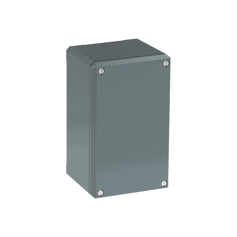 ABB 080SP2SFC ,Carcasă din metal , 2 Posturi de comandă gri , din aluminiu, IP66, fără perforații