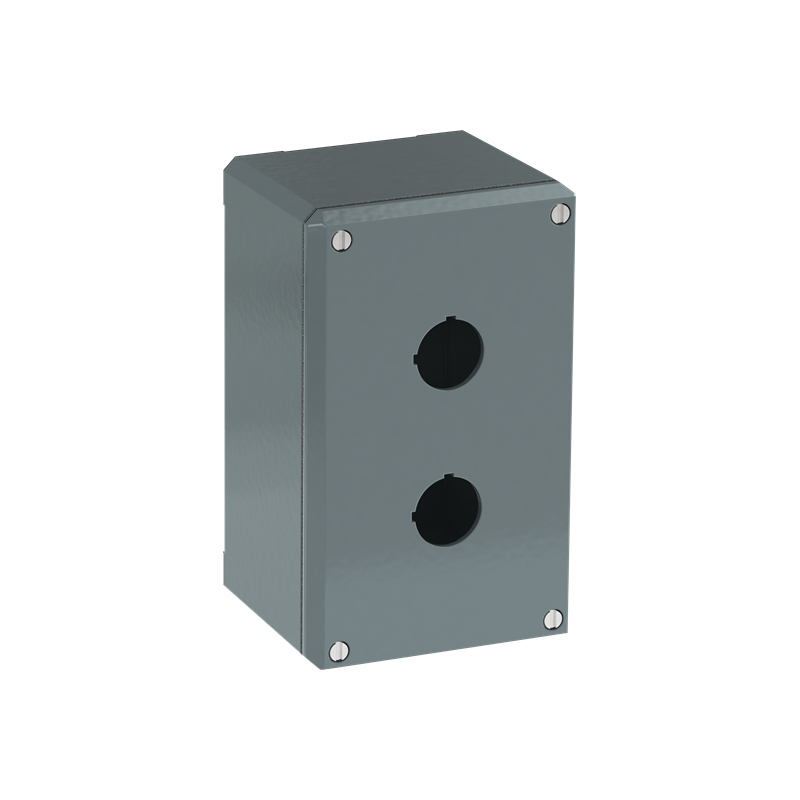 ABB 080SP2SFE ,Carcasă din metal , 2 Posturi de comandă gri , din aluminiu, IP66