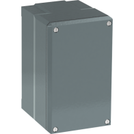 ABB 080SP2SF ,Carcasă din metal , 2 Posturi de comandă gri , din aluminiu, IP66, fără perforații