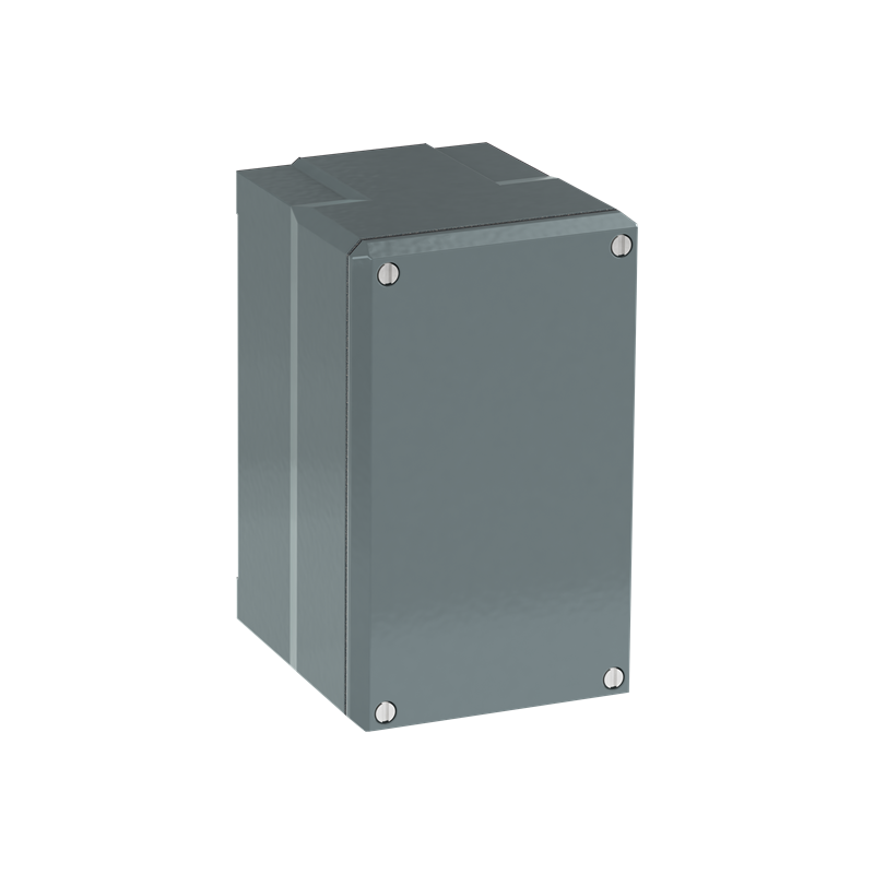 ABB 080SP2SF ,Carcasă din metal , 2 Posturi de comandă gri , din aluminiu, IP66, fără perforații