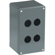 ABB 080SP4SFE ,Carcasă din metal , 4 Posturi de comandă gri , din aluminiu, IP66