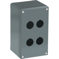 ABB 080SP4SFE ,Carcasă din metal , 4 Posturi de comandă gri , din aluminiu, IP66