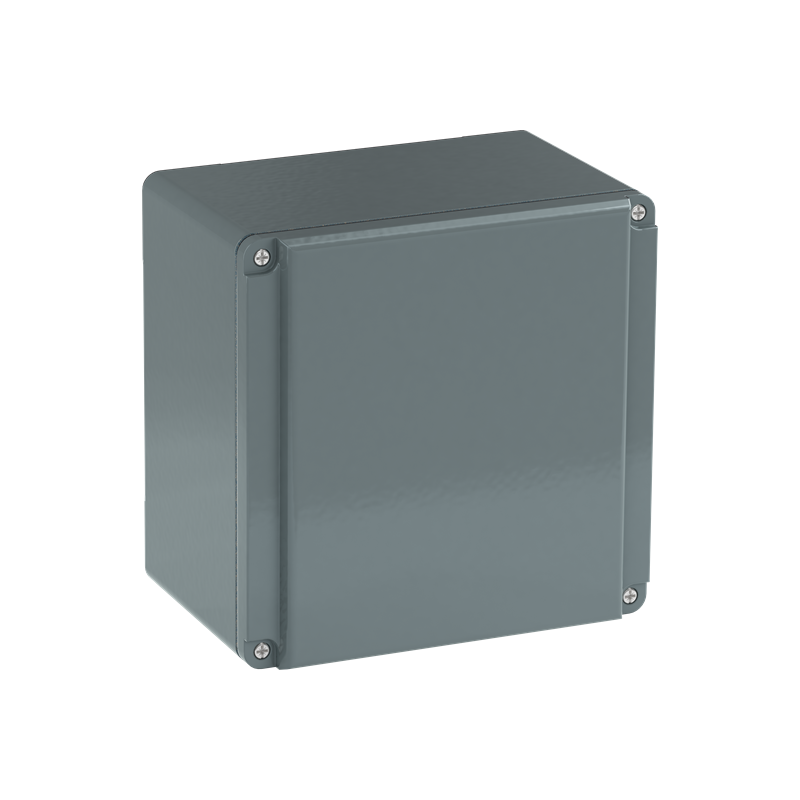 ABB 080SP12SF ,Carcasă din metal , 12 Posturi de comandă gri , din aluminiu, IP66, fără perforații