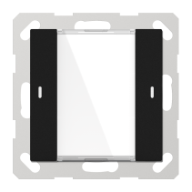 Buton multifuncțional 1C  ADVANCE+, negru cu senzor de temperatură - ADV-02/02.1.03