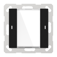 Buton multifuncțional 1C  ADVANCE+, negru cu senzor de temperatură - ADV-02/02.1.03