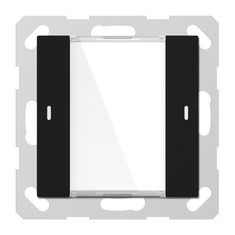 Buton multifuncțional 1C  ADVANCE+, negru cu senzor de temperatură - ADV-02/02.1.03