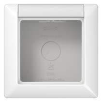 Carcasa aparenta pt. prize si aparataj seria A si AS cu câmp de scriere , Jung AS581ANAWW