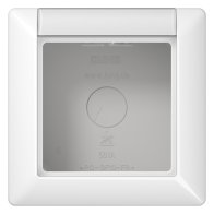 Carcasa aparenta pt. prize si aparataj seria A si AS cu câmp de scriere , Jung AS581ANAWW