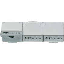 Jung 623NAW ,Priză triplă schuko® IP44 pentru pozare aparenta cal. industrială 16 A/250 V ~