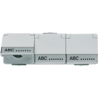 Jung 623NAW ,Priză triplă schuko® IP44 pentru pozare aparenta cal. industrială 16 A/250 V ~