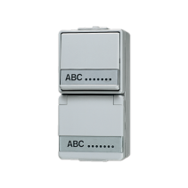 Jung 676NAW ,Schuko® 16 A/250 V ~ cu întrerupător 1-bang/2-way 10 AX/250 V ~