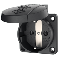 Mennekes 11012 ,Priza modulara CEE pentru montajul in carcase sau canale SCHUKO , 16A 2 poli +E , 230V , IP54 , SW