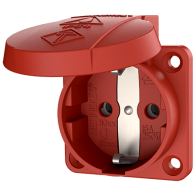 Mennekes 11013 ,Priza modulara CEE pentru montajul in carcase sau canale SCHUKO , 16A 2 poli +E , 230V , IP54 , RT