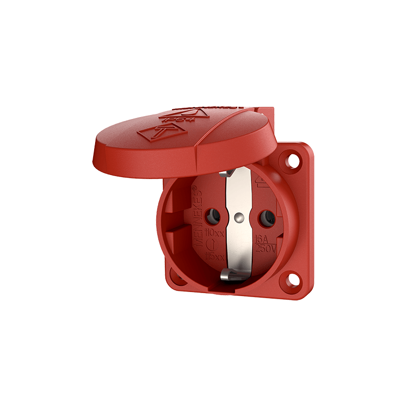 Mennekes 11013 ,Priza modulara CEE pentru montajul in carcase sau canale SCHUKO , 16A 2 poli +E , 230V , IP54 , RT