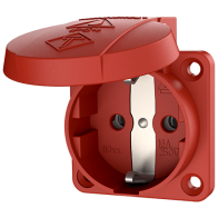Mennekes 11033 ,Priza modulara CEE pentru montajul in carcase sau canale SCHUKO , 16A 2 poli +E , 230V , IP54 , RT