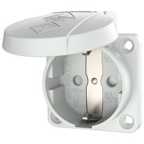 Mennekes 11060 ,Priza modulara CEE pentru montajul in carcase sau canale SCHUKO , 16A 2 poli +E , 230V , IP54 , GR