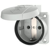 Mennekes 11310 ,Priza modulara CEE pentru montajul in carcase sau canale SCHUKO , 16A 2 poli +E , 230V , IP54 , GR