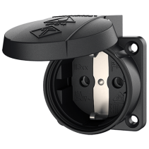 Mennekes 11312 ,Priza modulara CEE pentru montajul in carcase sau canale SCHUKO , 16A 2 poli +E , 230V , IP54 , SW