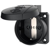 Mennekes 11312 ,Priza modulara CEE pentru montajul in carcase sau canale SCHUKO , 16A 2 poli +E , 230V , IP54 , SW