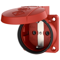 Mennekes 11313 ,Priza modulara CEE pentru montajul in carcase sau canale SCHUKO , 16A 2 poli +E , 230V , IP54 , RT