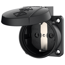 Mennekes 11332 ,Priza modulara CEE pentru montajul in carcase sau canale SCHUKO , 16A 2 poli +E , 230V , IP54 , SW