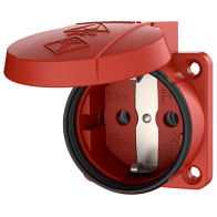 Mennekes 11333 ,Priza modulara CEE pentru montajul in carcase sau canale SCHUKO , 16A 2 poli +E , 230V , IP54 , RT