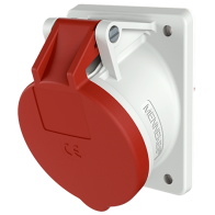 Mennekes 156 ,Priza modulara CEE pentru montajul in carcase sau canale TwinCONTACT , 16A 5 poli , 6h , 400V , IP44