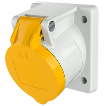 Mennekes 858 ,Priza modulara CEE pentru montajul in carcase sau canale , 16A 3 poli 4h 110V , IP44